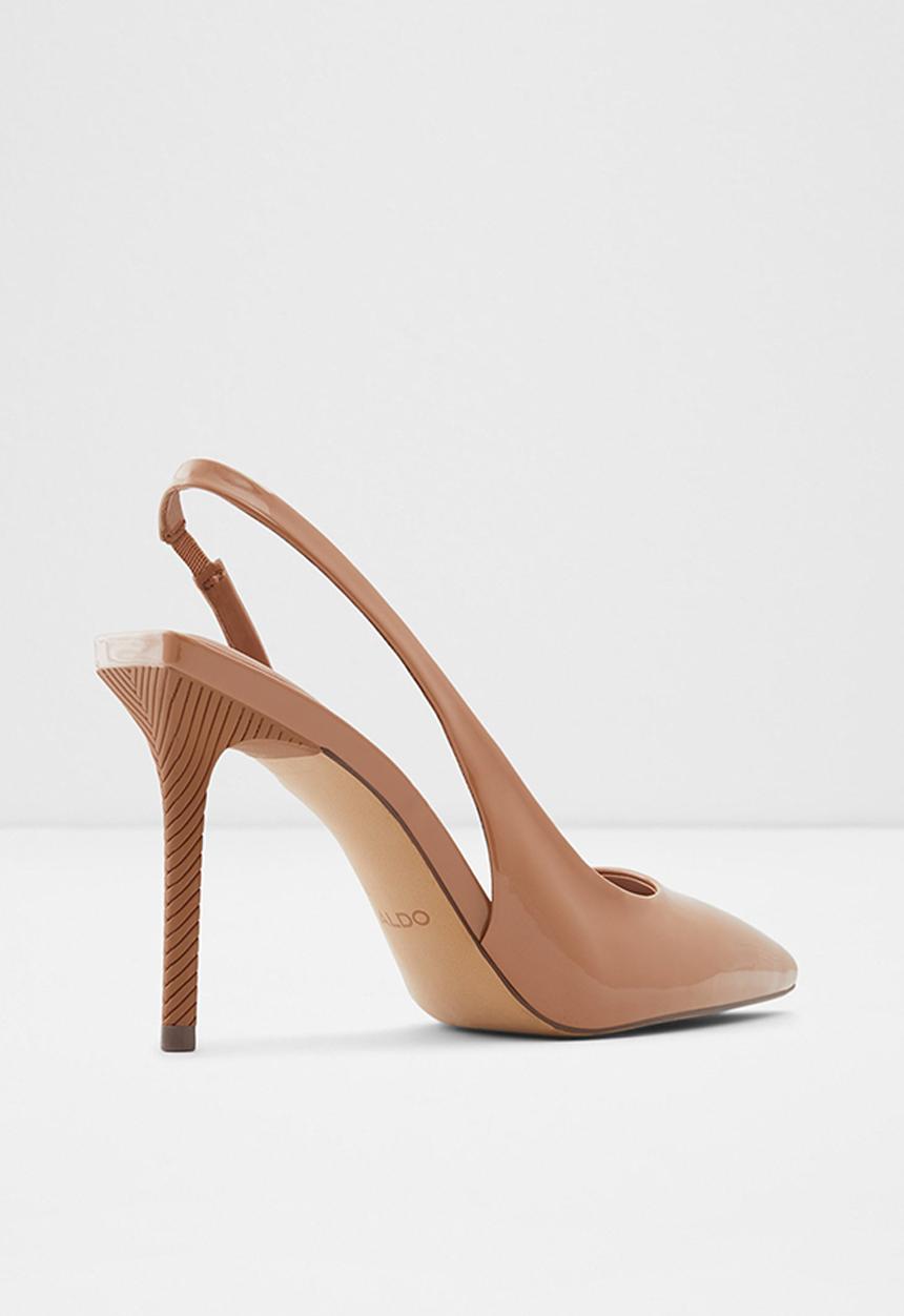 ALDO - Tirarith leather heel - dark beige