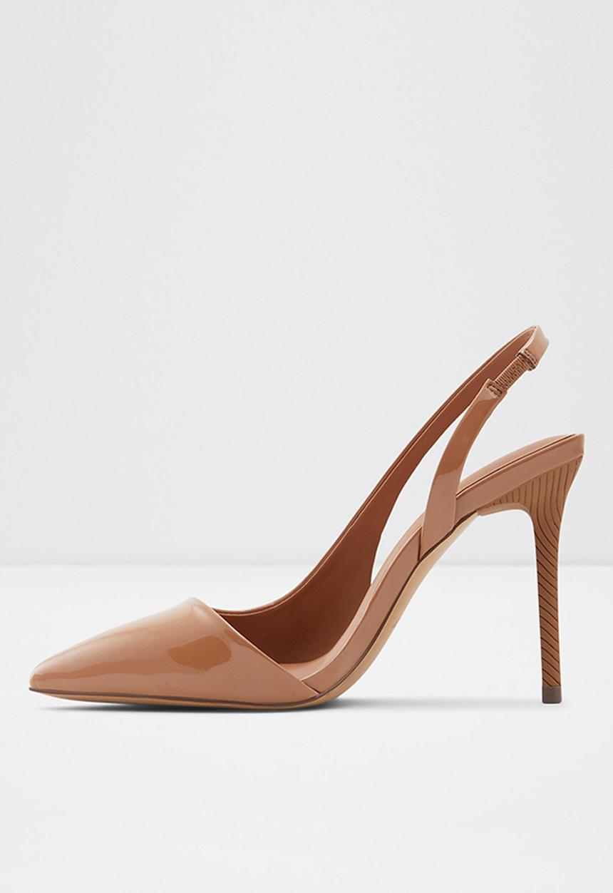 ALDO - Tirarith leather heel - dark beige