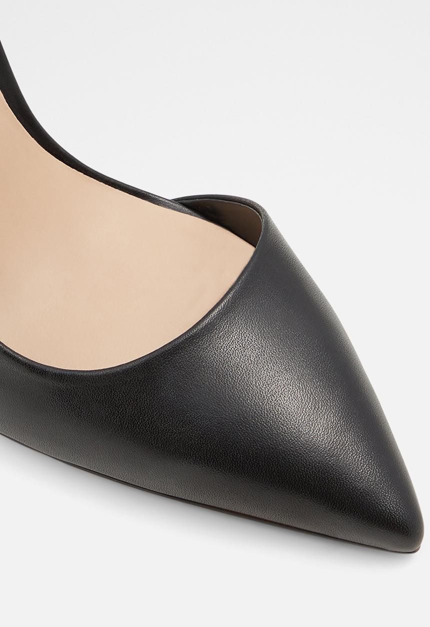 ALDO - Tirarith leather heel - black