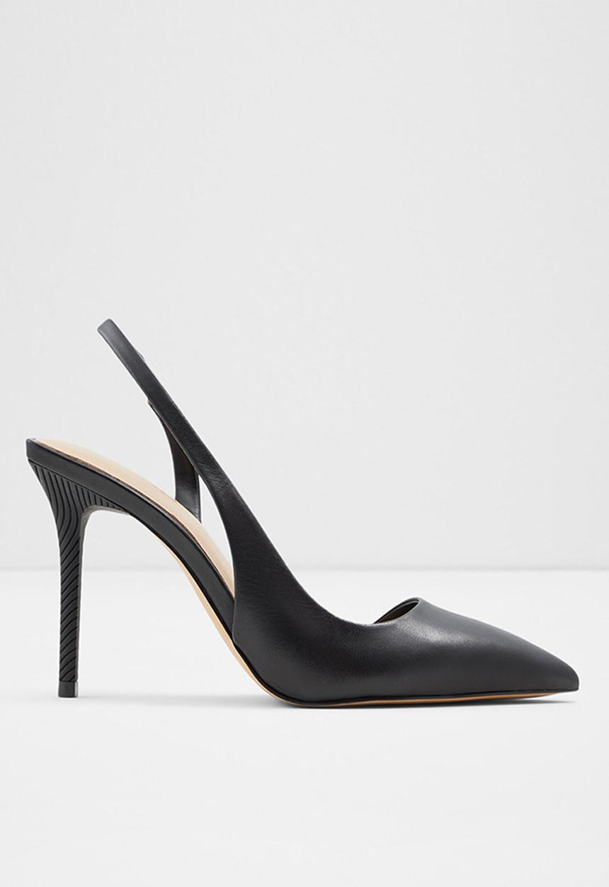 ALDO - Tirarith leather heel - black