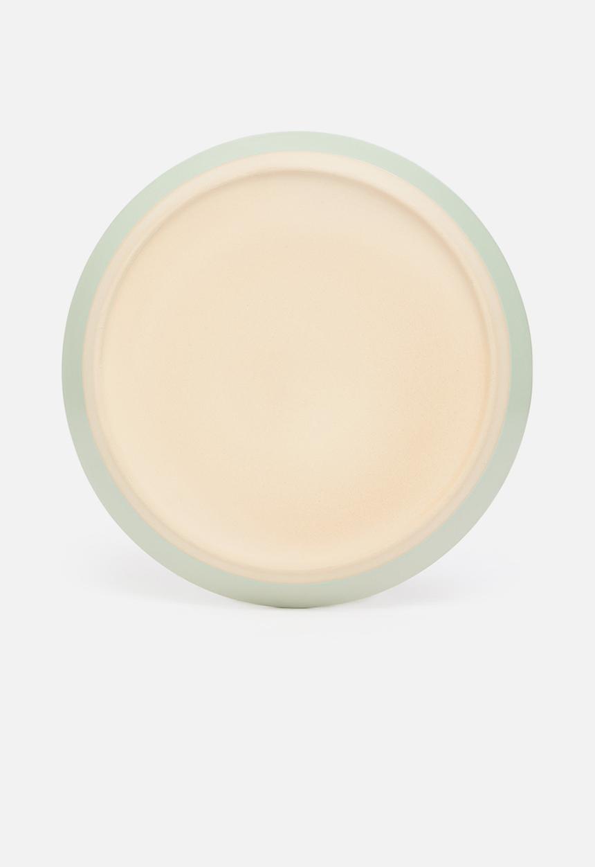 Sixth Floor - Ashen dinner plate set of 4 - sage