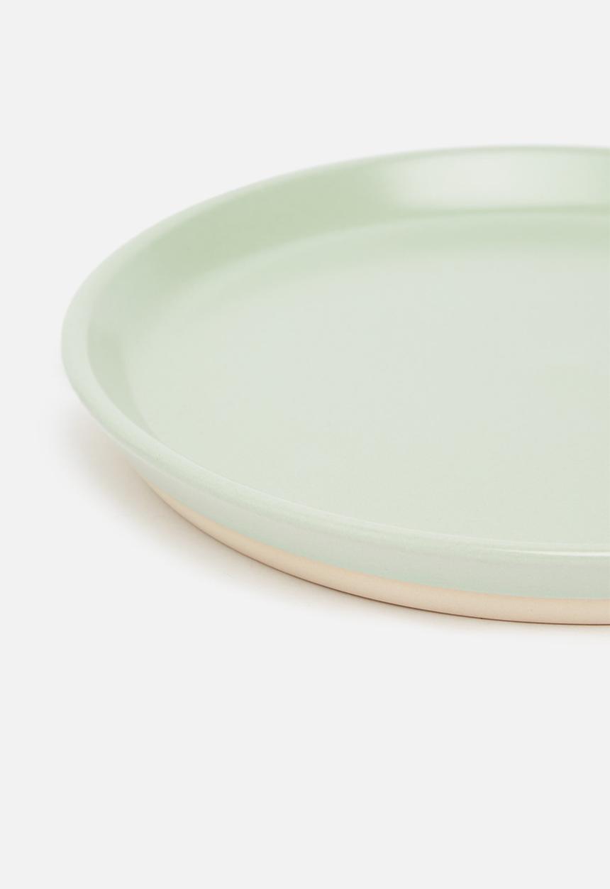 Sixth Floor - Ashen side plate set of 4 - sage