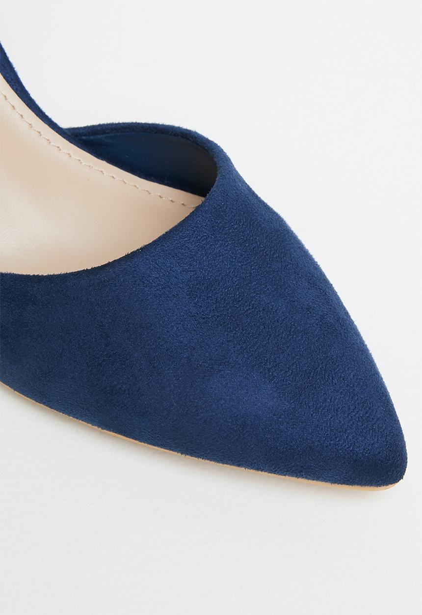 Butterfly Feet - Zara 1 ankle strap heel - navy