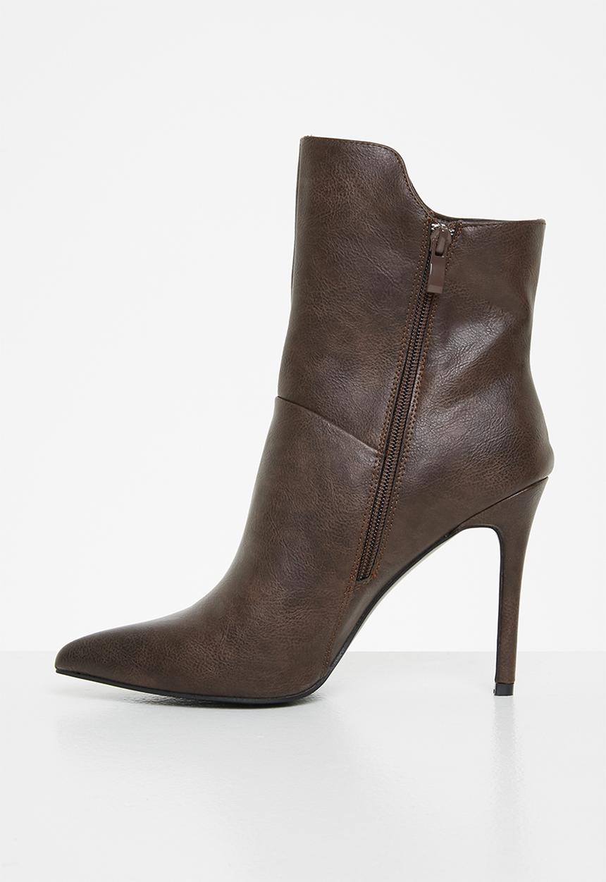Miss Black - Boss2 ankle boot - chocolate