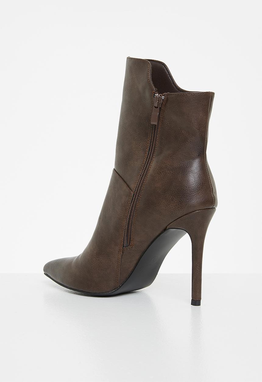 Miss Black - Boss2 ankle boot - chocolate