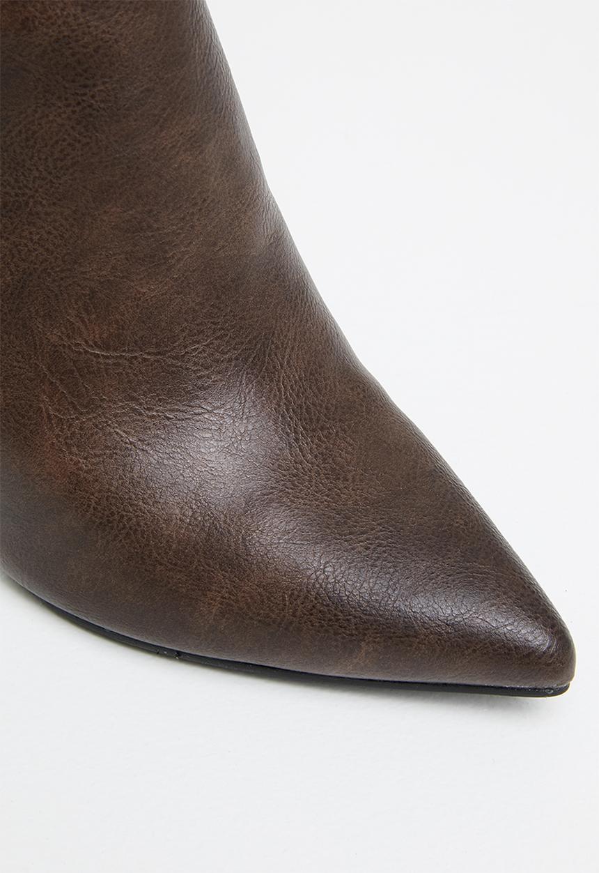 Miss Black - Boss2 ankle boot - chocolate