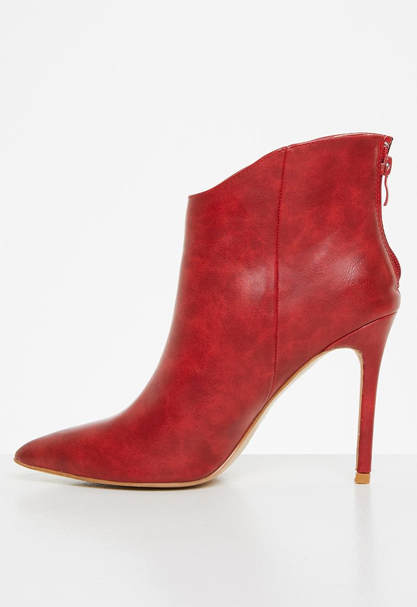 Miss Black - Boss1 ankle boot - red