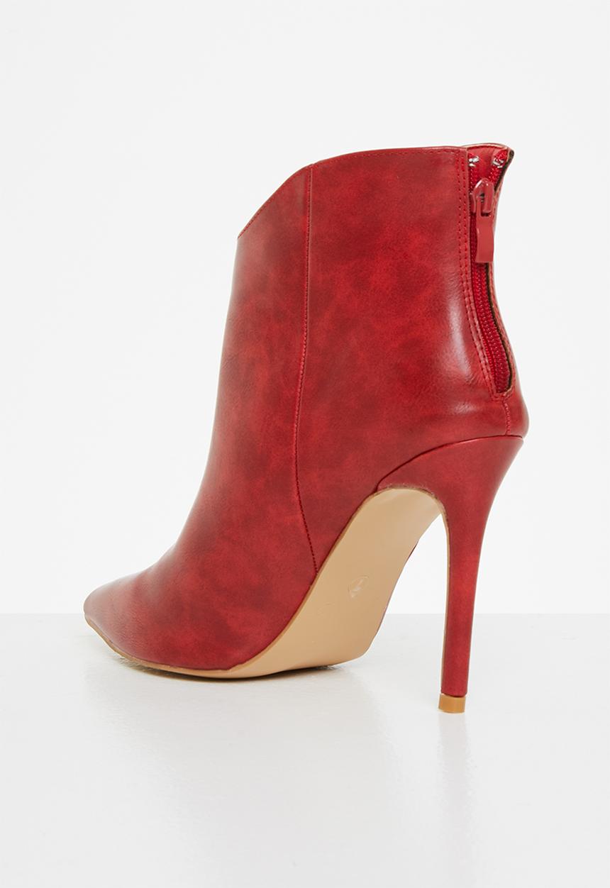Miss Black - Boss1 ankle boot - red