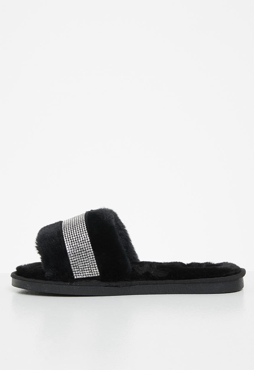 Miss Black - Rella3 slipper - black
