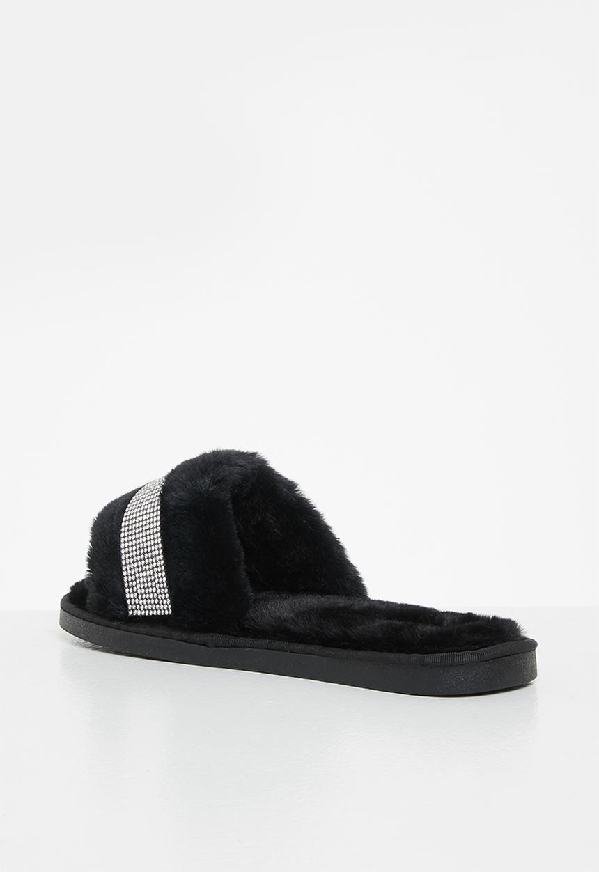 Miss Black - Rella3 slipper - black