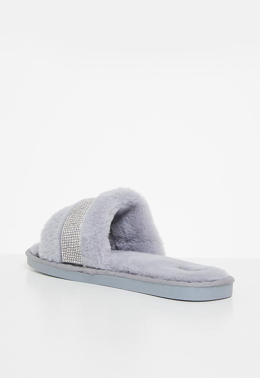 Miss Black - Rella3 slipper - grey