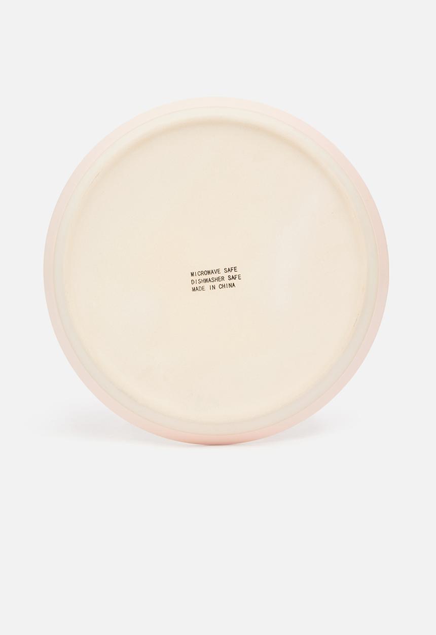 Sixth Floor - Ashen side plate set of 4 - crepe