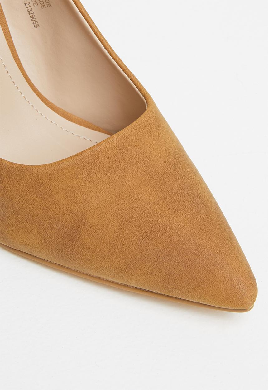 Miss Black - Pisa1 court heel - camel