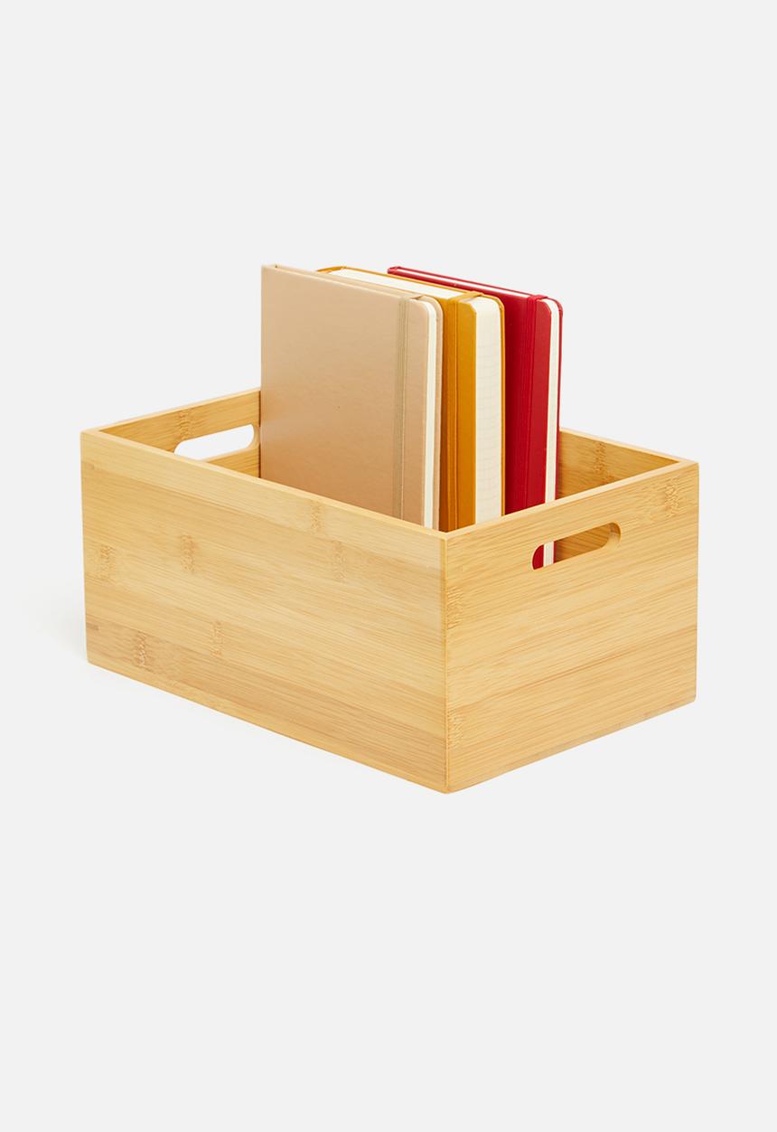 Sixth Floor - Bamboo storage box - natural