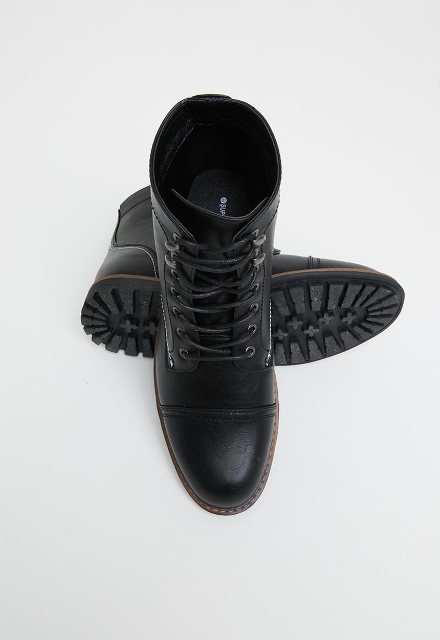 Superbalist - London lace-up boot - black