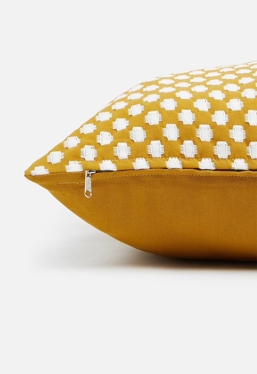 Hertex Fabrics - Yangon Cushion Cover-  dijon