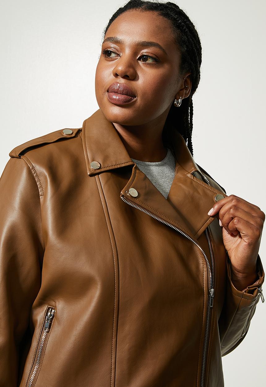 Superbalist - Biker jacket - mocha