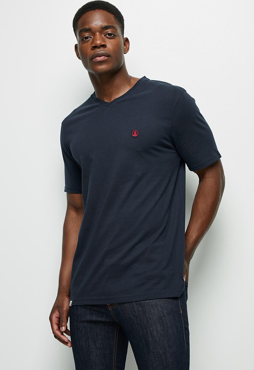 Lark & Crosse - 3-pack velo conscious v-neck tee w/chest embroidery - multi