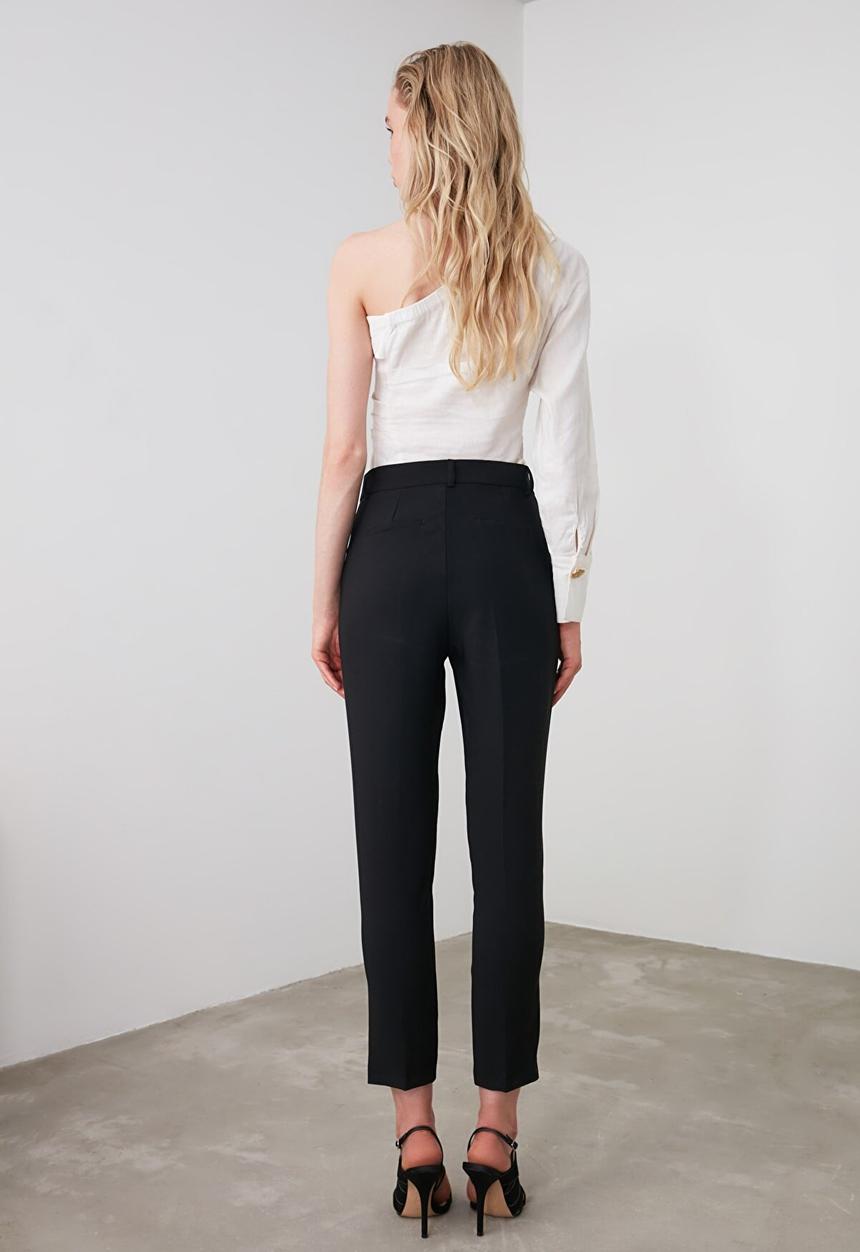 Trendyol - Cigarette trousers - black