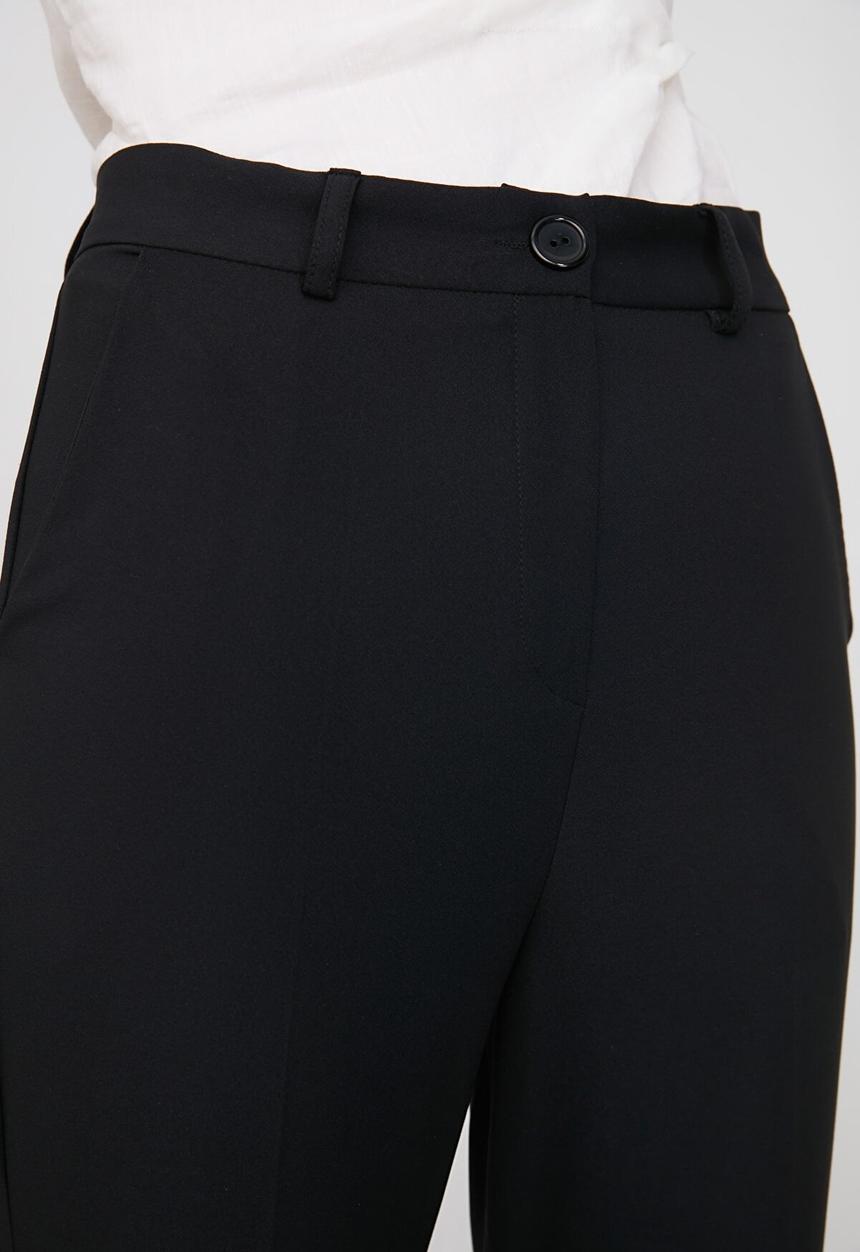 Trendyol - Cigarette trousers - black