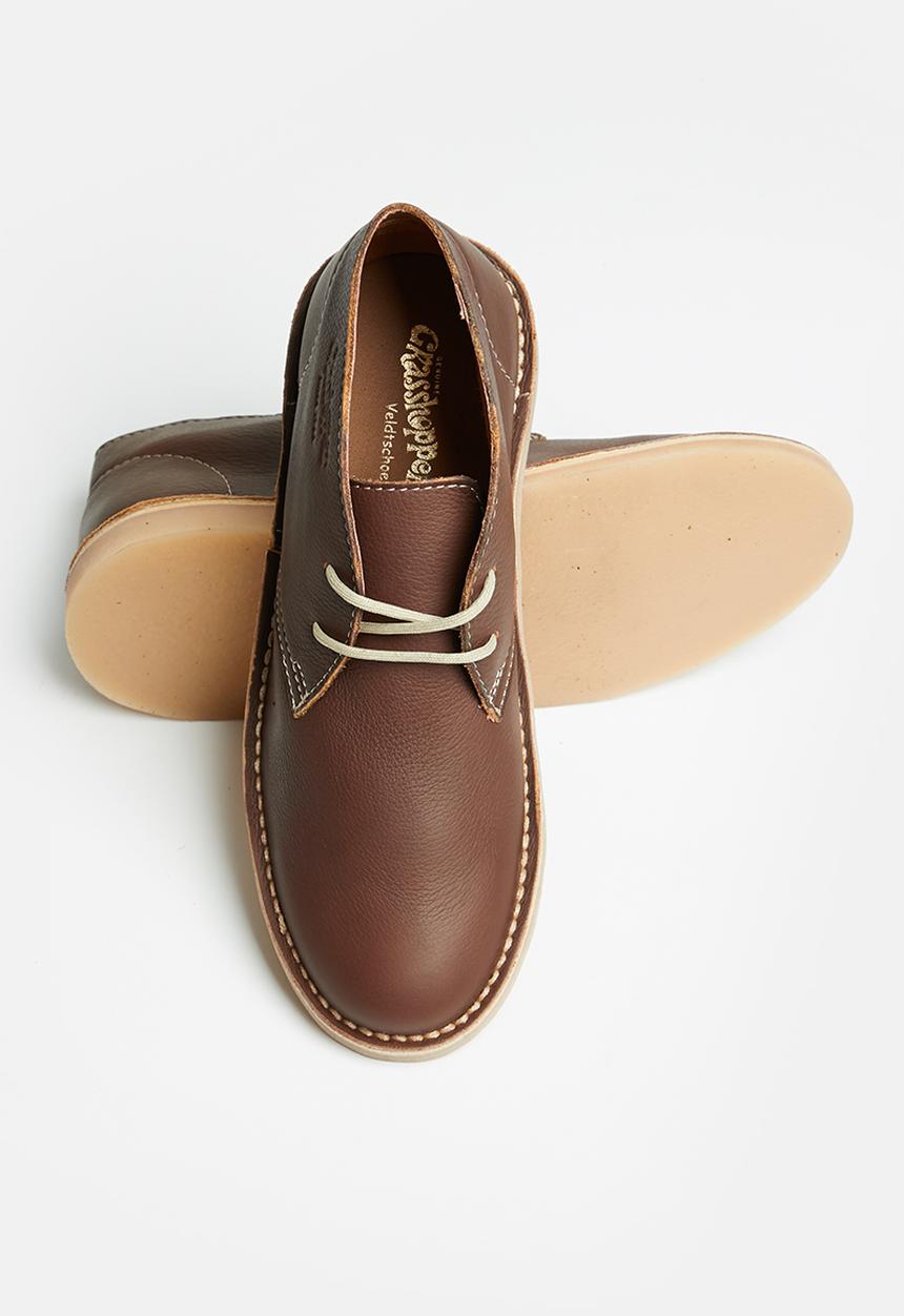 Grasshoppers - Bree natan leather - dark tan