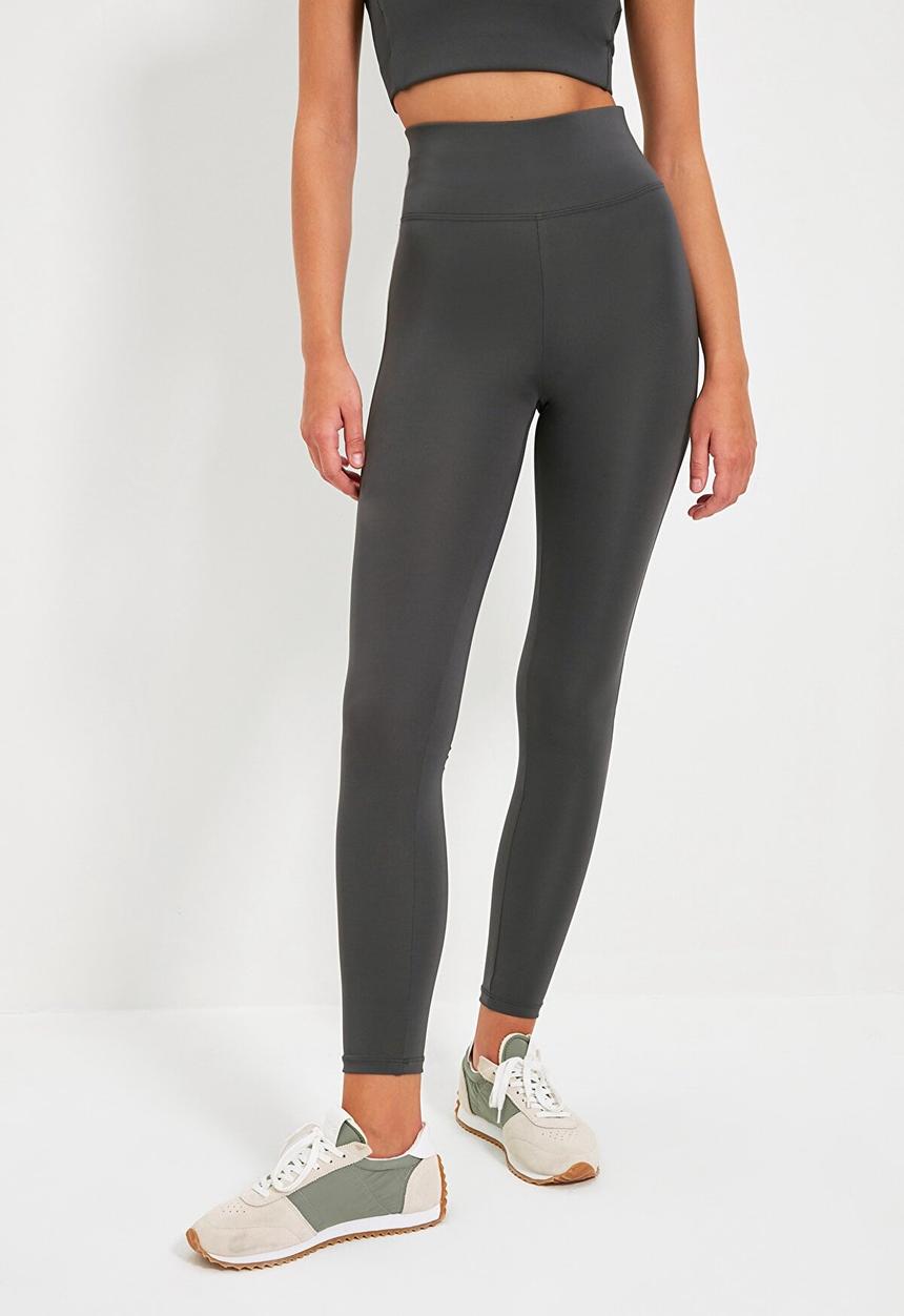 Trendyol - Slimming sports tights - smoke