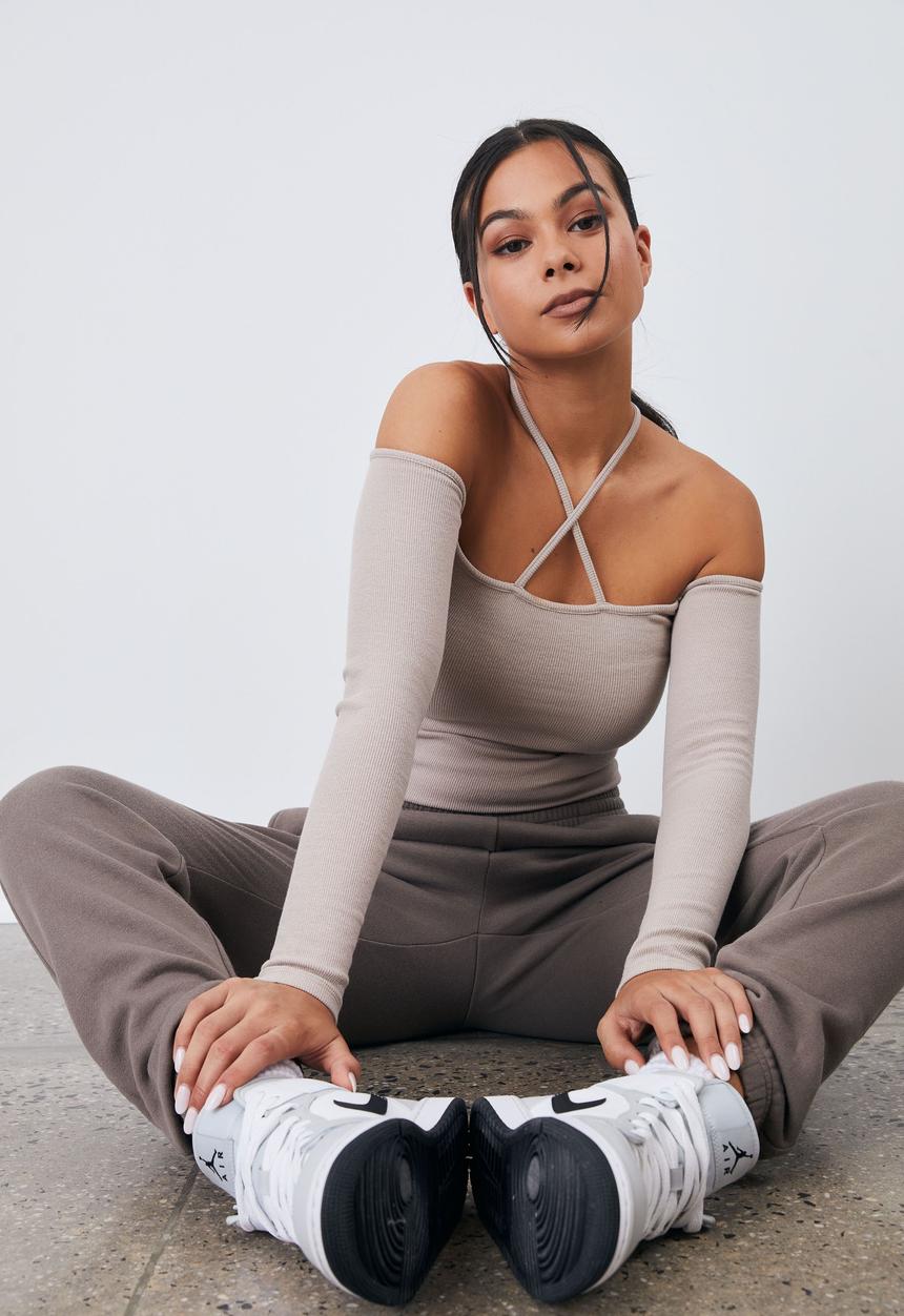 Factorie - Classic trackpant - burnt iron