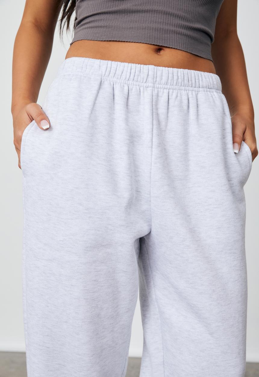 Factorie - Super slouchy trackpant - silver marle