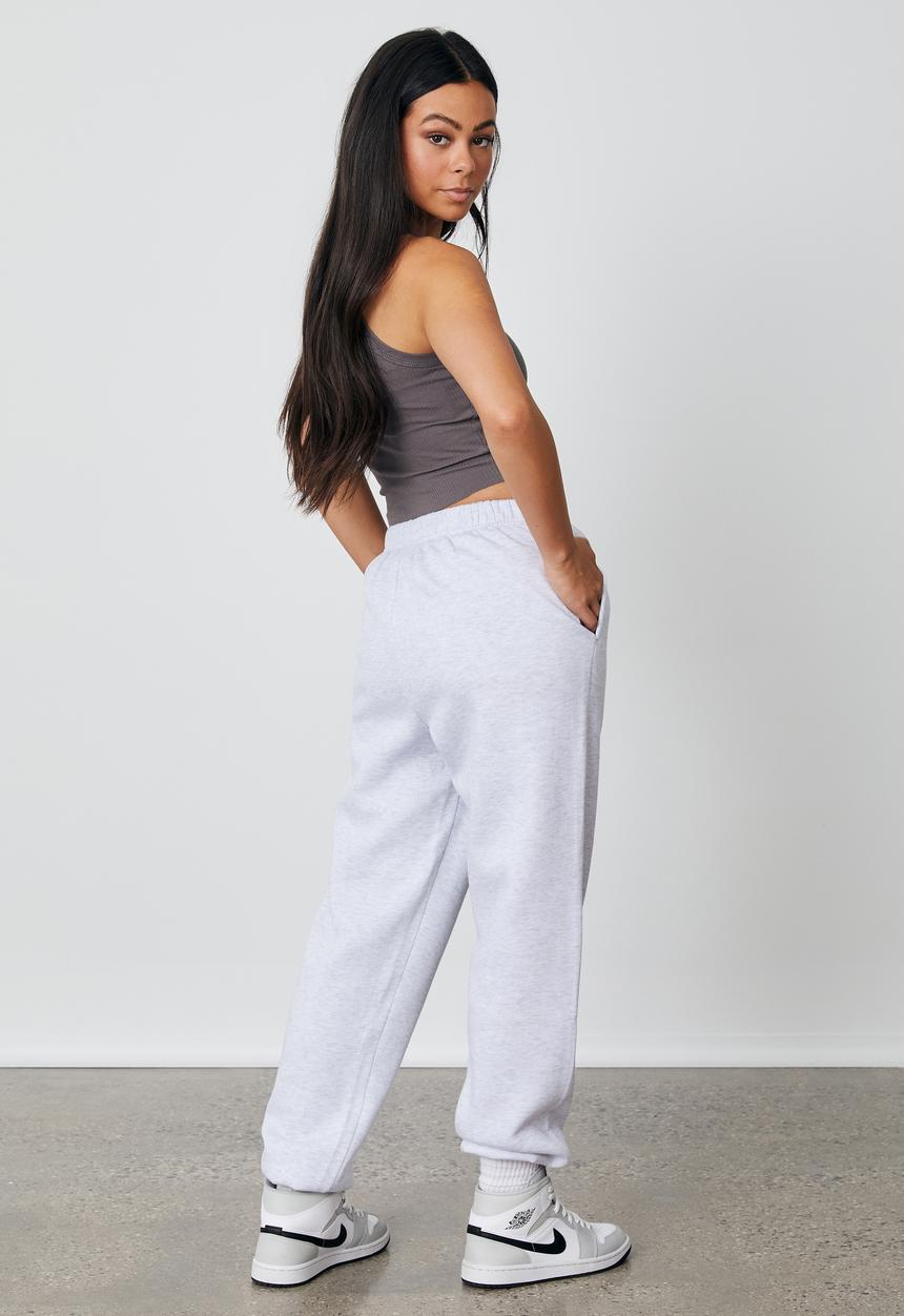 Factorie - Super slouchy trackpant - silver marle