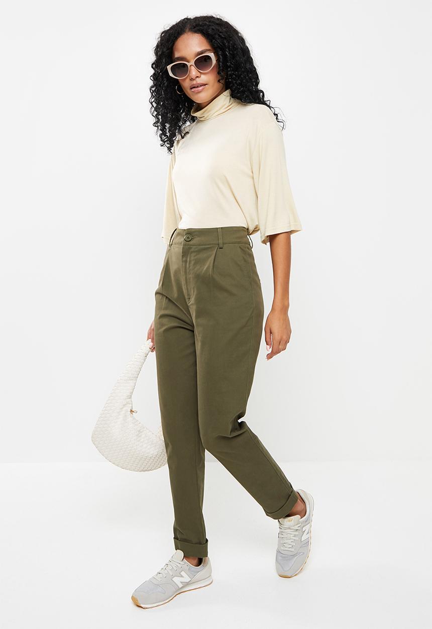 Trendyol - Turtleneck blouse - beige