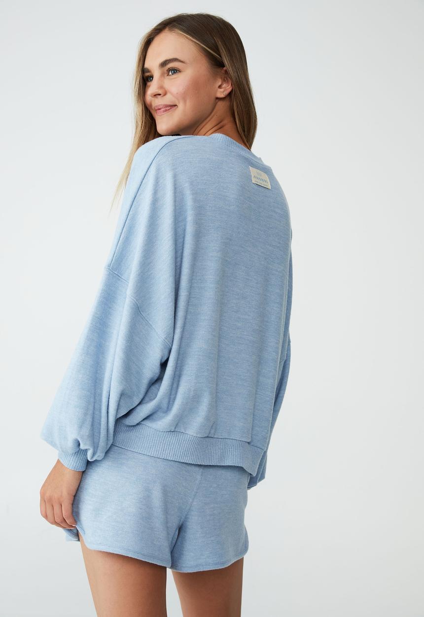 Cotton On - Super soft long sleeve sweater - light blue