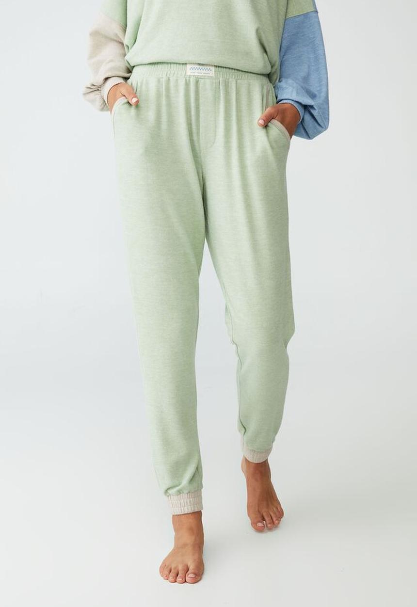 Cotton On - Super soft slim boxer pants - pastel green