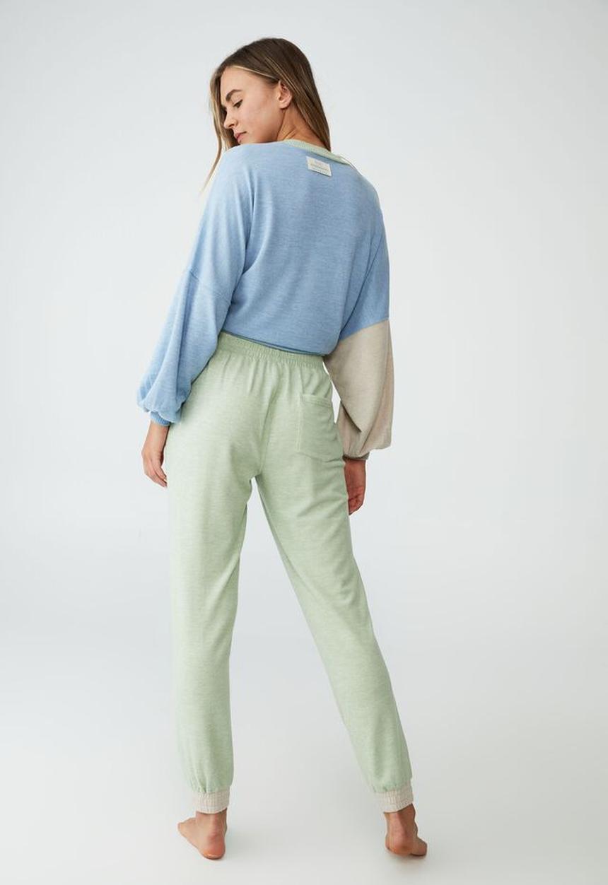 Cotton On - Super soft slim boxer pants - pastel green