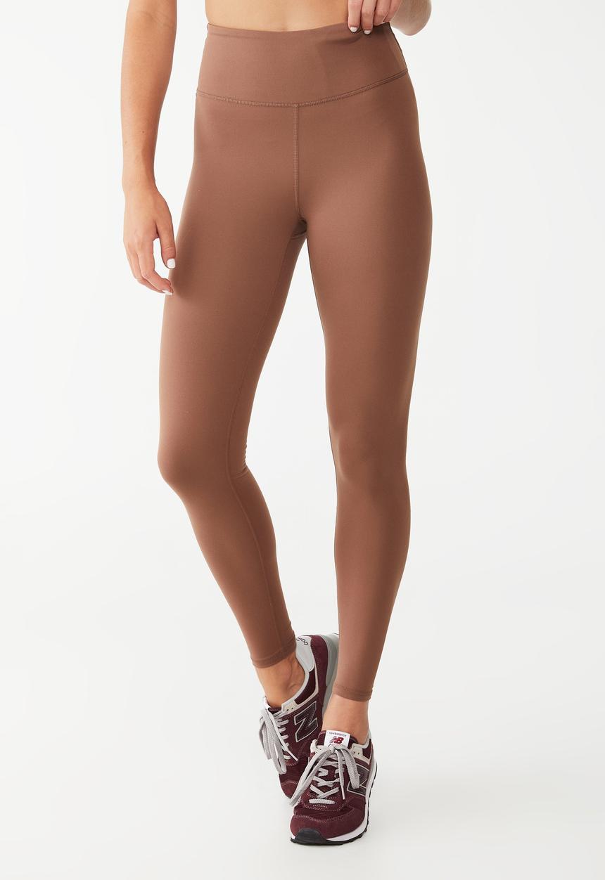 Cotton On - Ultra soft scrunch bum booty tights - toasted hazelnut