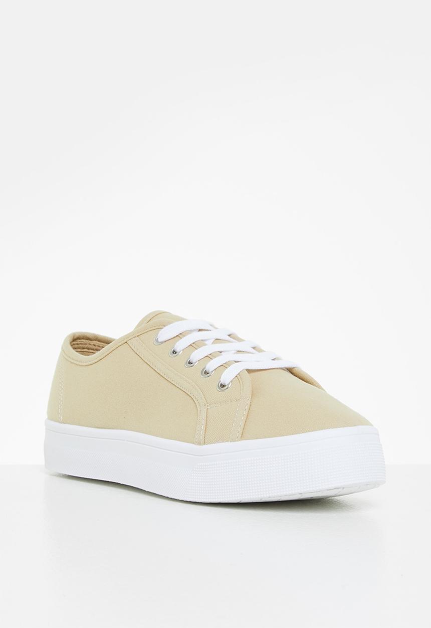 Cotton On - Winnie lace up - taupe