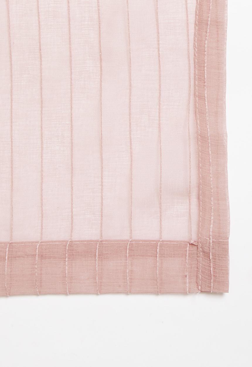 Sixth Floor - Eyelet striped frosted voile - pink