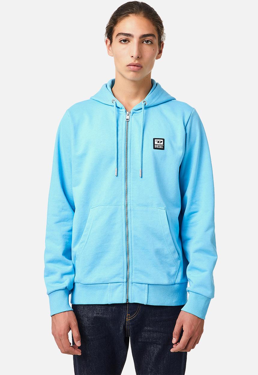 Diesel  - S-girk-hood-zip-k1 - blue