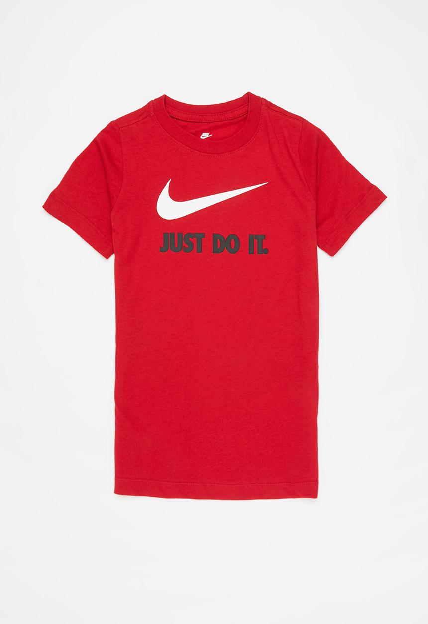 Nike - B nsw tee jdi swoosh - gym red