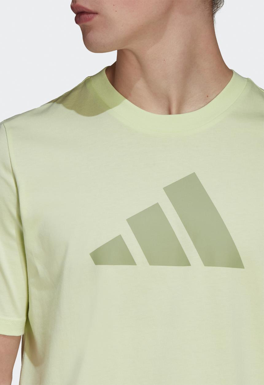 adidas Performance - Future Icons 3 Bar Short Sleeve T-Shirt - almost lime