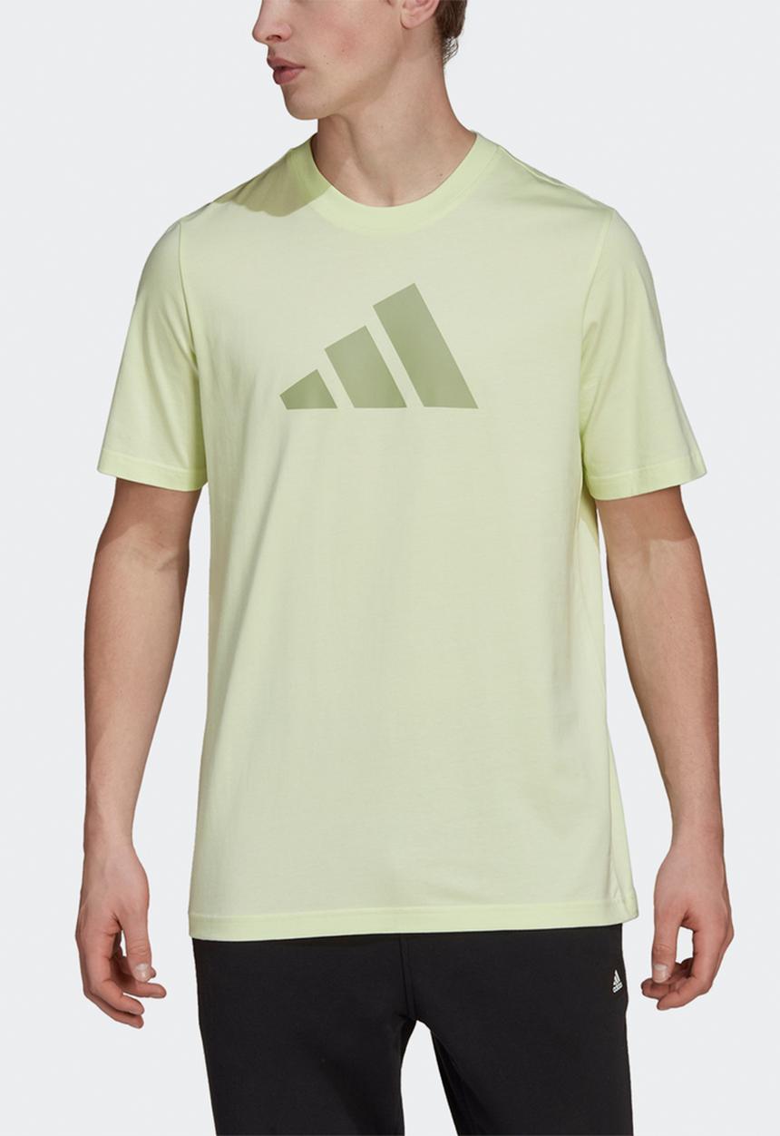 adidas Performance - Future Icons 3 Bar Short Sleeve T-Shirt - almost lime