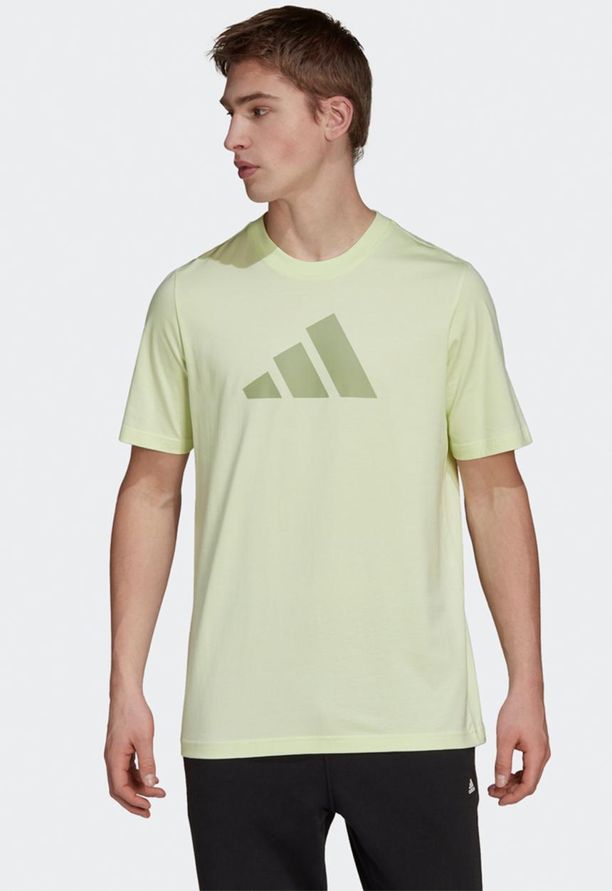 adidas Performance - Future Icons 3 Bar Short Sleeve T-Shirt - almost lime