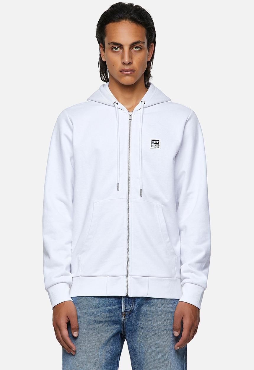 Diesel  - S-girk-hood-zip-k1 - white