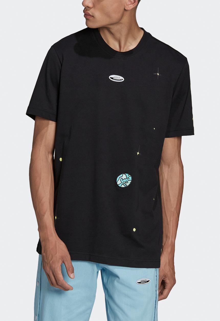 adidas Originals - R.Y.V. GRAPHIC T-SHIRT - black