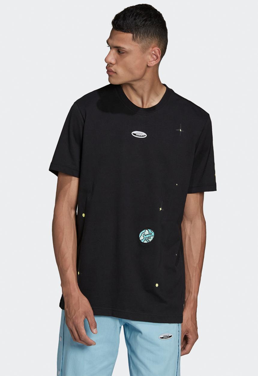 adidas Originals - R.Y.V. GRAPHIC T-SHIRT - black