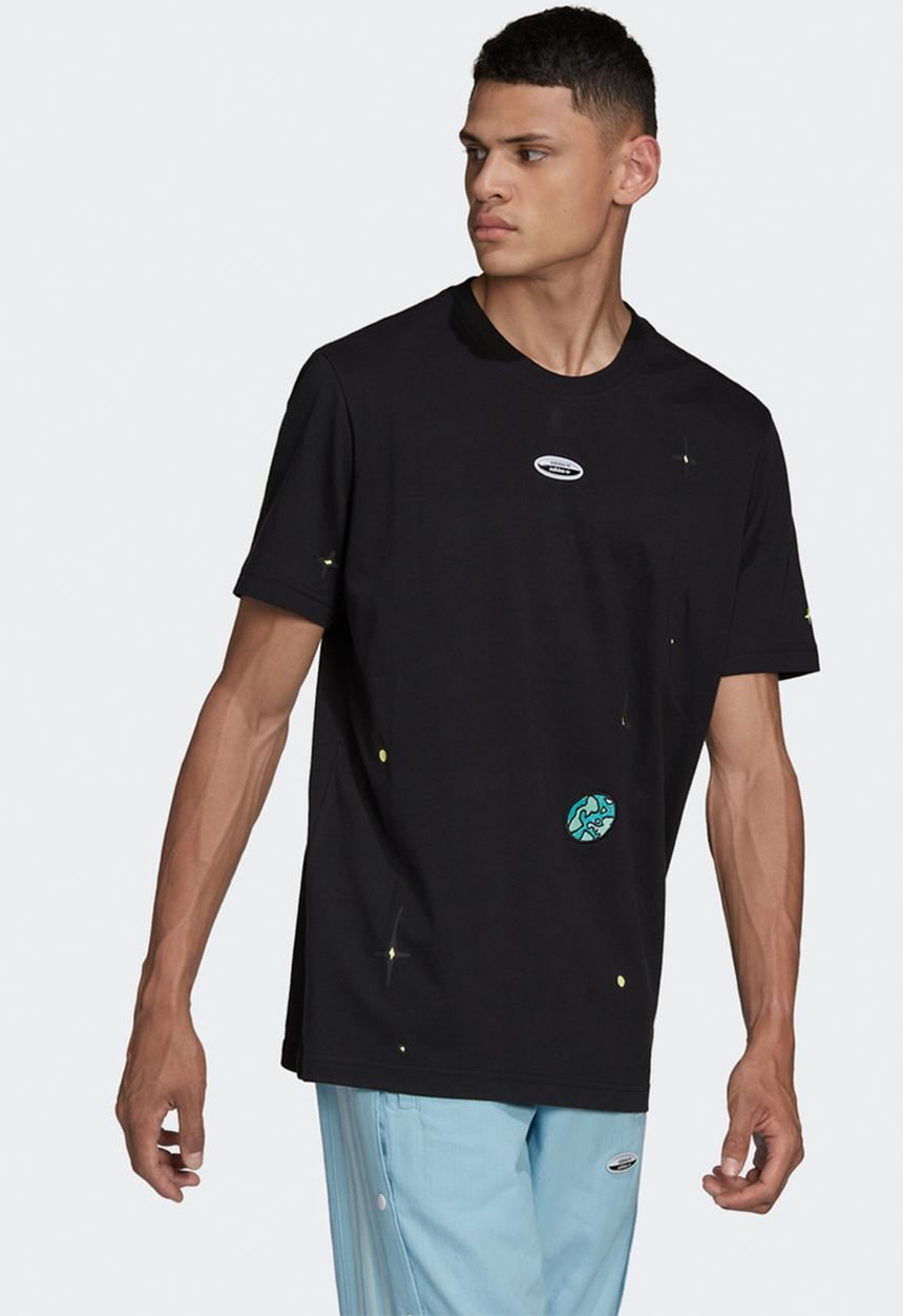 adidas Originals - R.Y.V. GRAPHIC T-SHIRT - black