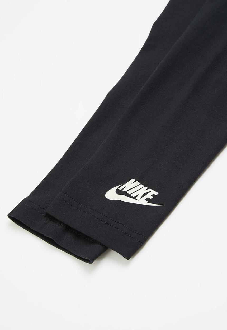 Nike - Nkg swooshfetti legging set - black & yellow
