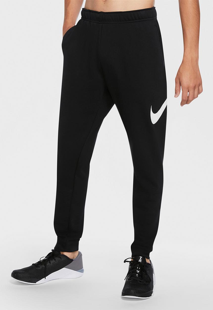Nike - M Nike df pant taper fa swsh - black & white