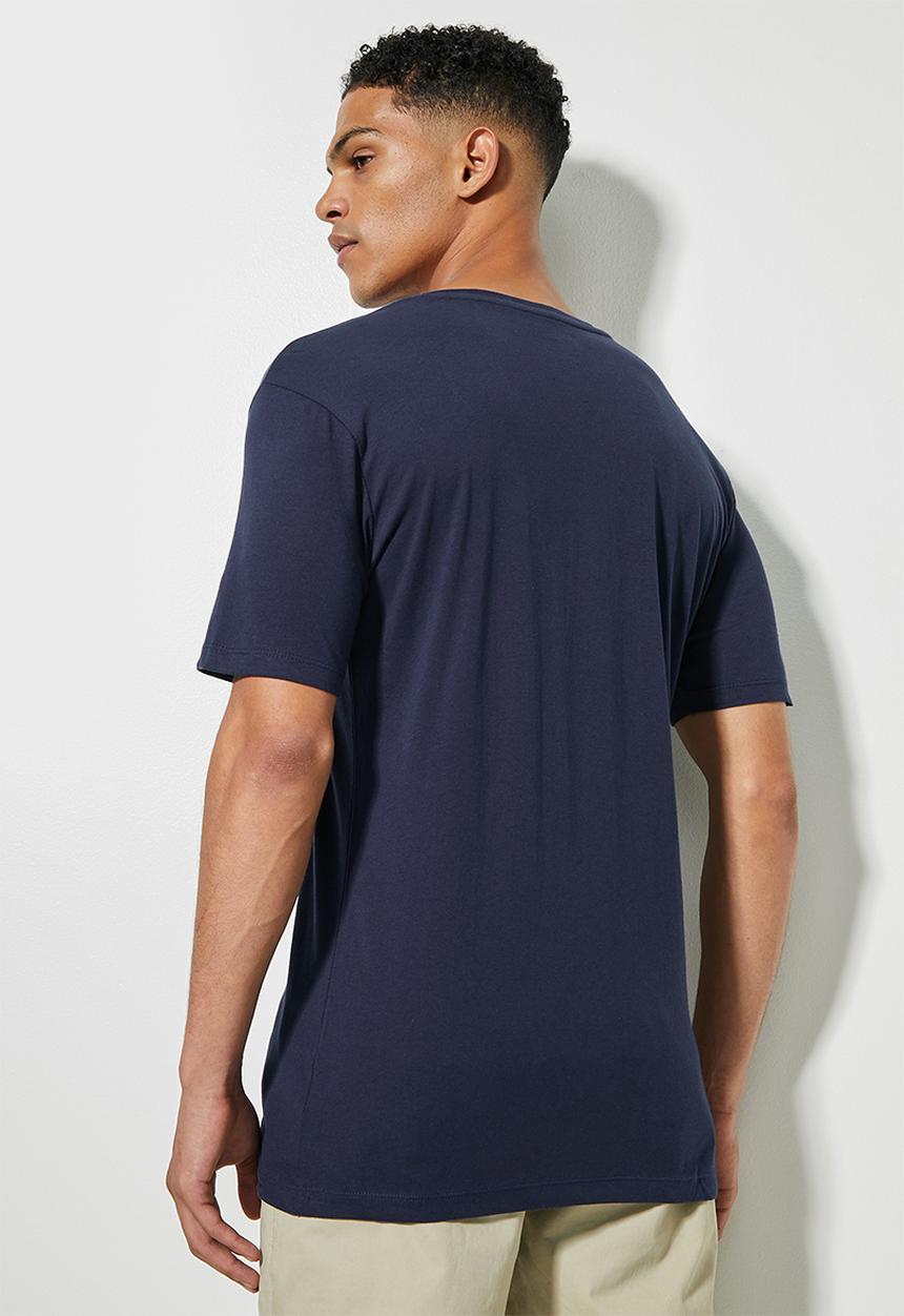 Superbalist - Dean vee neck tee - navy