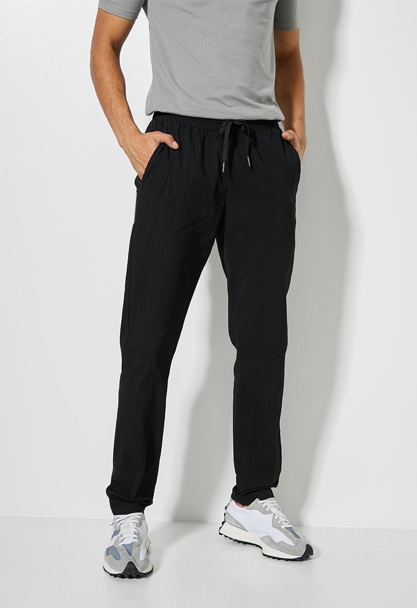 Superbalist - Deco seersucker elastic waistband pant - multi