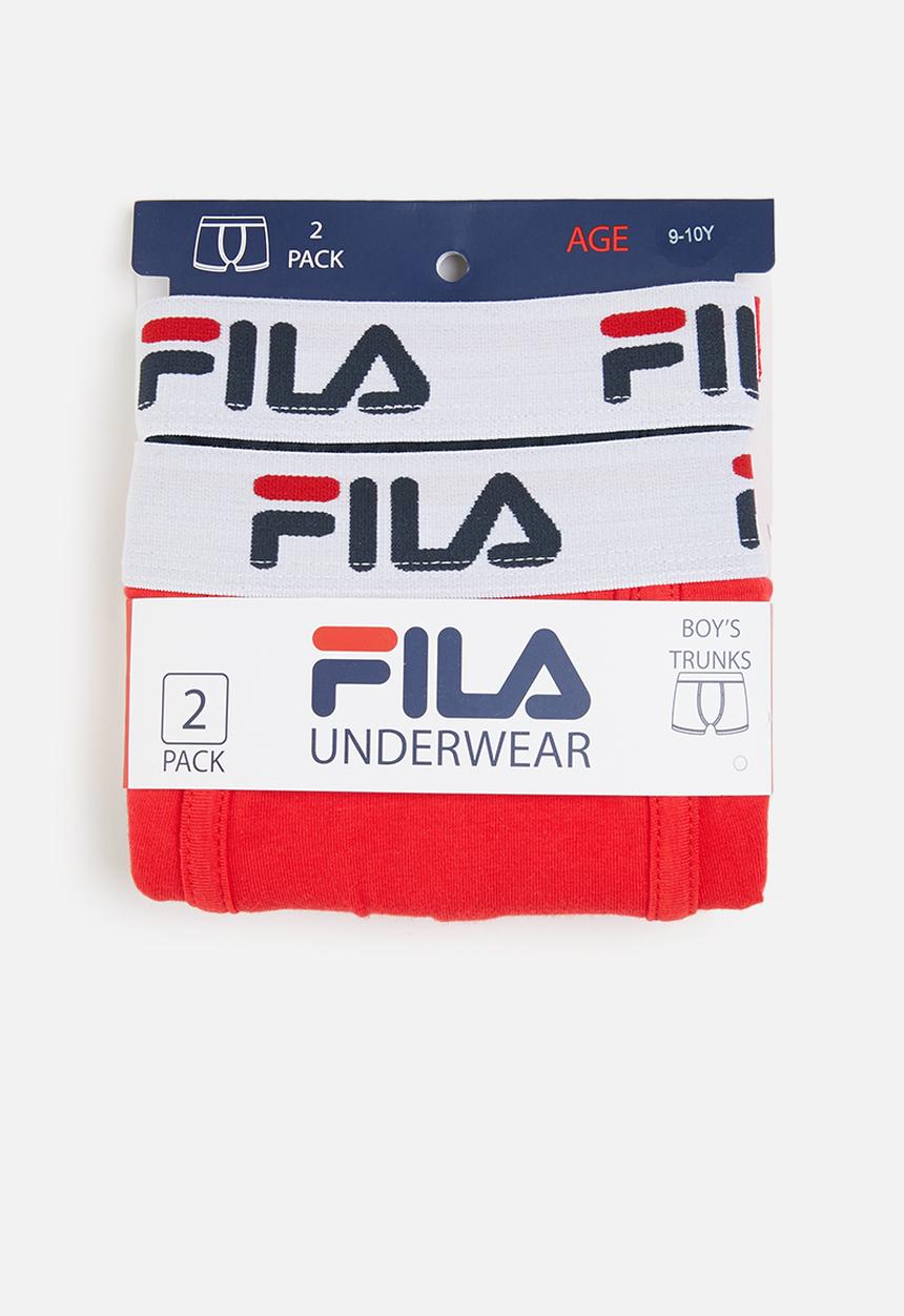 FILA - B2 (2 pk) trunk - chinese red  peacoat